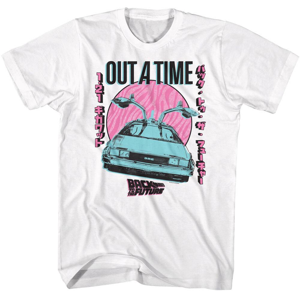 Back To The Future 1.21 Gigawatts Japanese Delorean Movie Poster Men T Shirt L