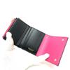 BVLGARI 288858 Serpenti Wallet Mini Wallet Trifold wallet Leather pink/Black