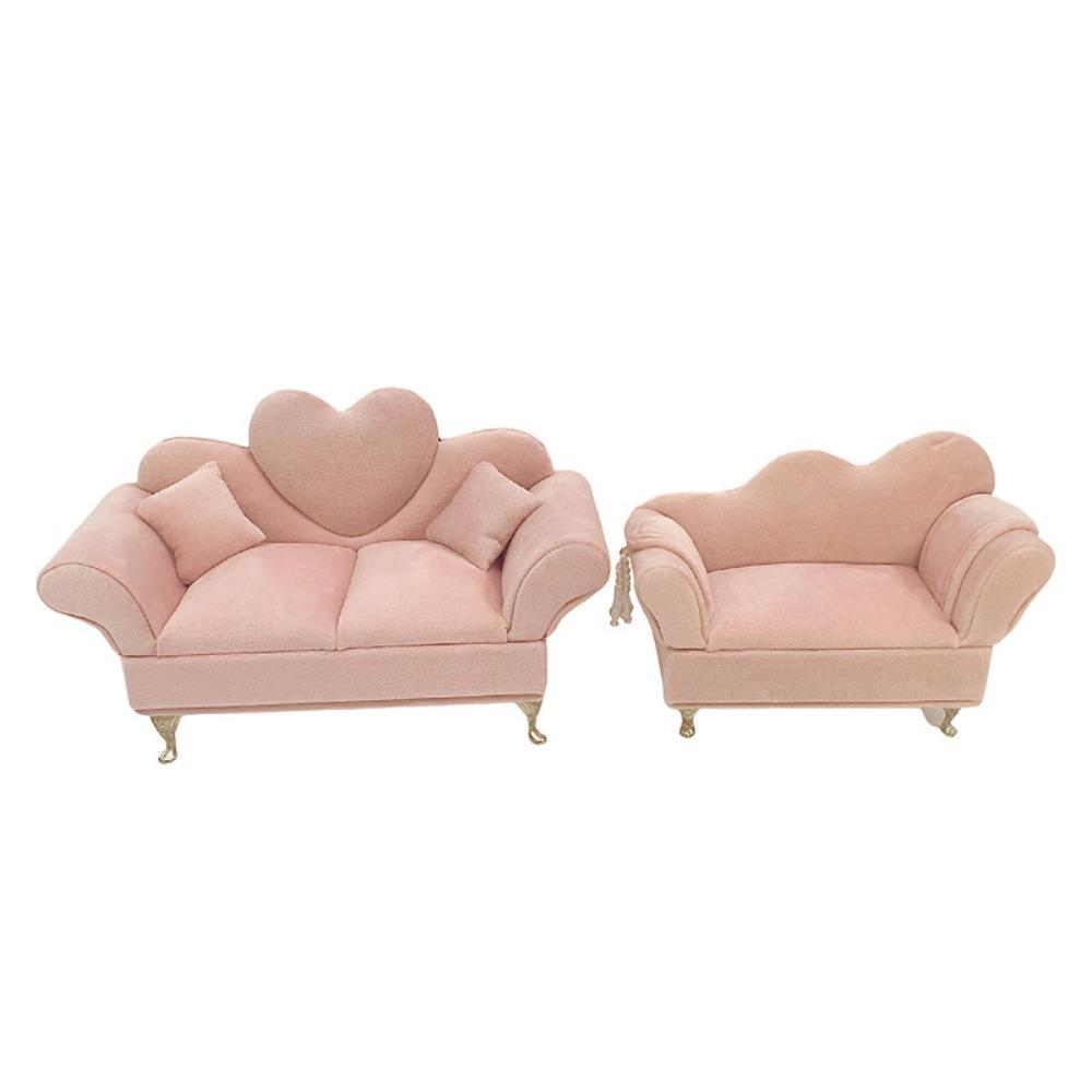 Elegant Mini Couch Earrings Ring Display Stand Bracelet Doll House Furniture  Jewelry Display