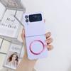 Bezprzewodowe Ładowanie Magnetyczne Etui Na Samsunga Galaxy Z Flip 4 Etui Ultra-Cienkie Przyjazne Dla Skóry Twarde Magsafe Etui Na Samsunga Zflip3