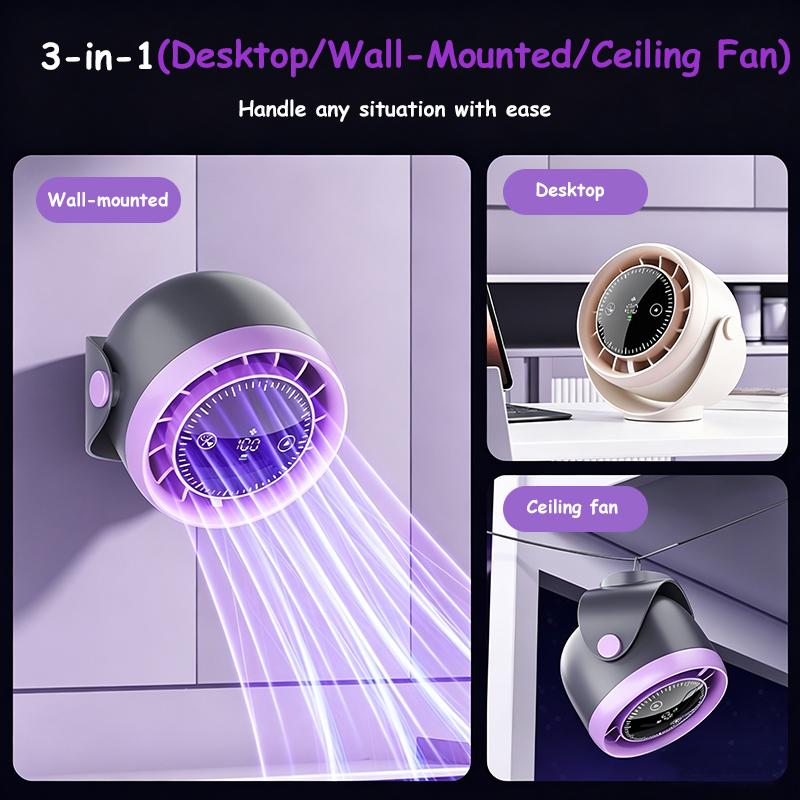Xiaomi 100-Speed Hurricane Fan, Low-Noise, Large LCD Touch Screen, AC-Style Cooling, Long-Lasting