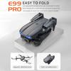 E99Pro Mini RC Drone 4K Professional Wide Angle Dual HD Camera Foldable Helicopter 5G WiFi FPV Height Hold