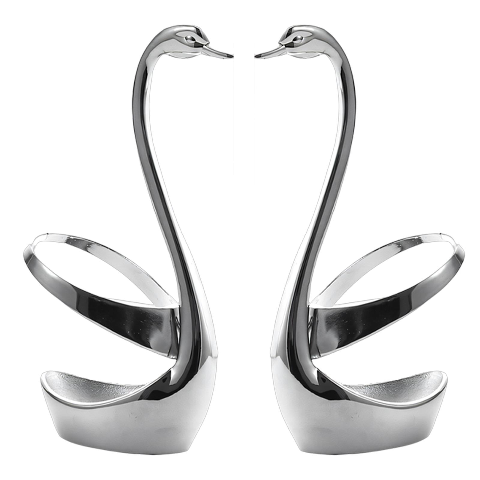 

Stainless Steel Swanning Designs Utensils Holder Kitchen Decoration Spoon Forks Rest Tableware Stand for Dinner Table