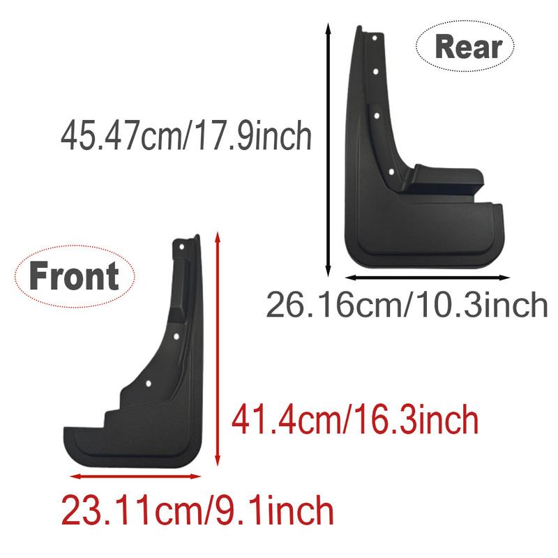 Mud Flaps Set for Ford Maverick -2024 Front and Rear Car Mud Flaps Set Splash Guards
