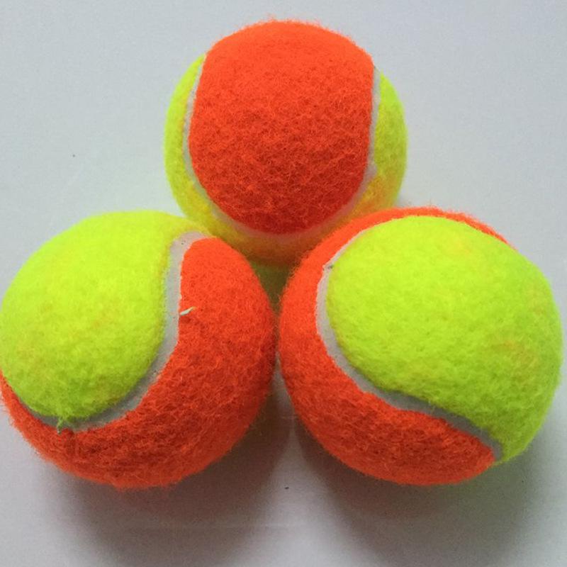 Dreifarbiger Übergangsball für Kinder - Jugend-Trainings-Tennis, Dekompressions-Strandtennis 70RED
