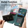 D15 For Samsung Galaxy A15 4G/5G Case Retro Leather+TPU Wallet Zipper Pocket Phone Cover