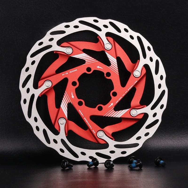 Hollow Road Bike Brake Disc Mountain Bicycles Brake Rotor Central Locking Road Bike Oil Disc Brake Rotors 160mm