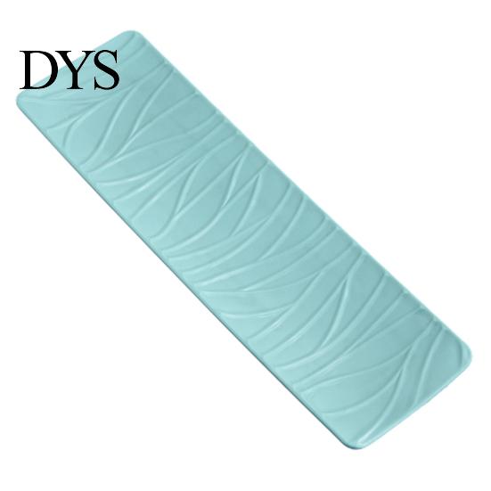 Kitchen Plate Dish Barbecue Curved Edge Design Anti-spill Tree Texture Cake Tray Rectangular Sushi Platter Baking Home Supply Dessert