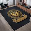 Benutzerdefinierter Name Beitar Jerusalem Flanellmuster Quadratischer Teppich, Läufer, Teppich für Wohnzimmer Schlafzimmer Sofa Spielzimmer Dekor, Rutschfeste Fußmatte
