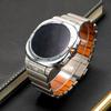 Titanium Rubber Bracelet for Samsung Galaxy Watch Ultra 2025 2024 No Gaps Link Band For GALAXY WATCH ULTRA 47MM Strap Watchband
