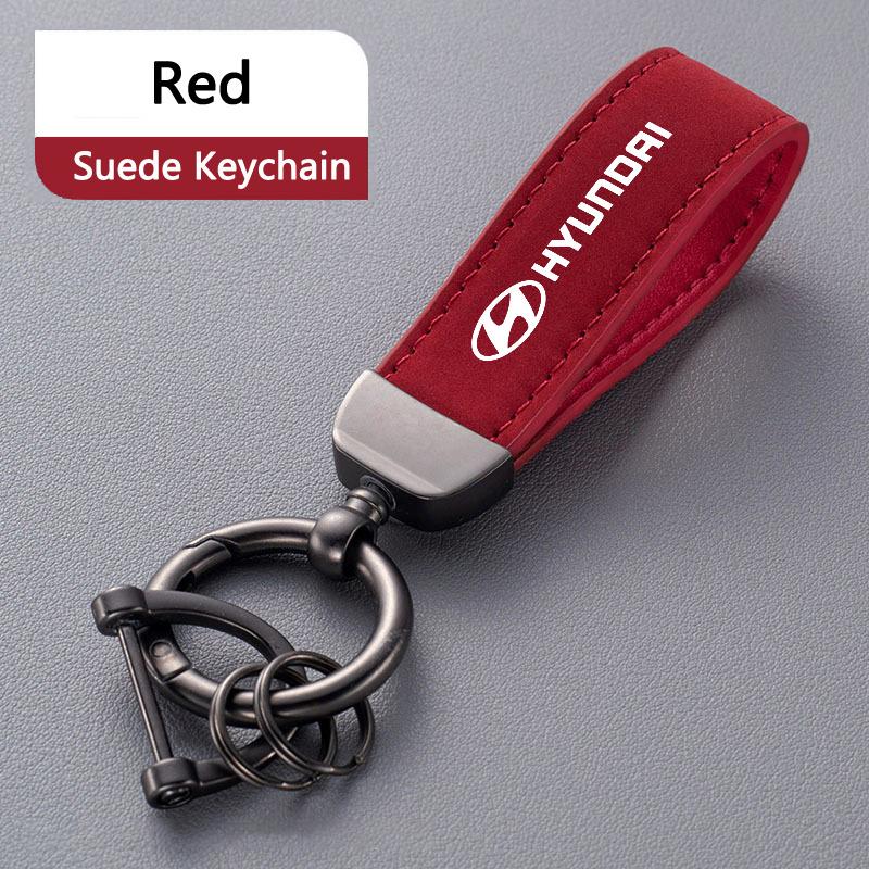 Mode mocka bilmärke nyckelring nyckelring nyckelring hänge för Hyundai i30 tucson accent hyundai i20 ix35 Interiörtillbehör