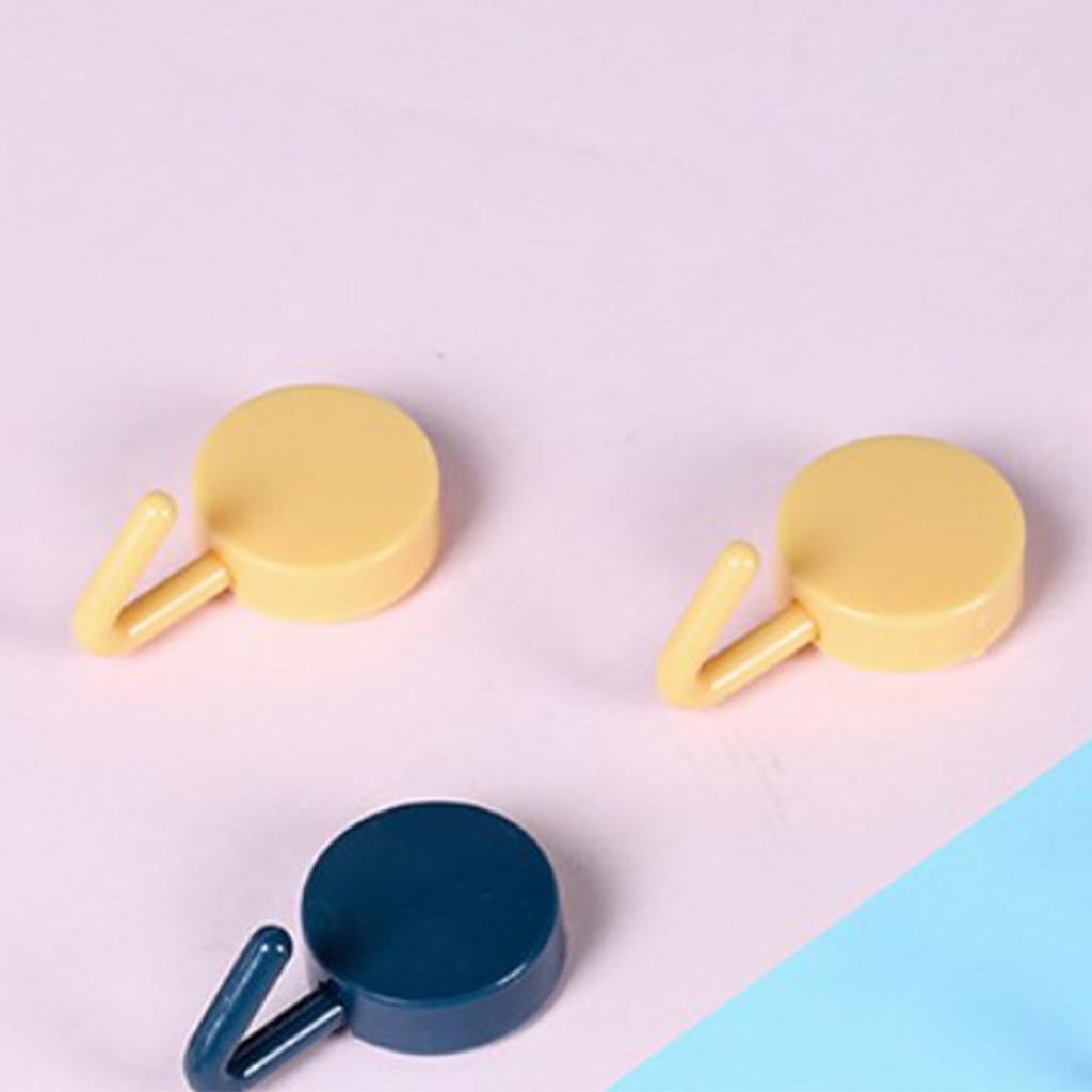 10 szt. Mały haczyk samoprzylepny Mocny samoprzylepny Haczyk do montażu na ścianie bez wiercenia do sypialni, kuchni, pokoju