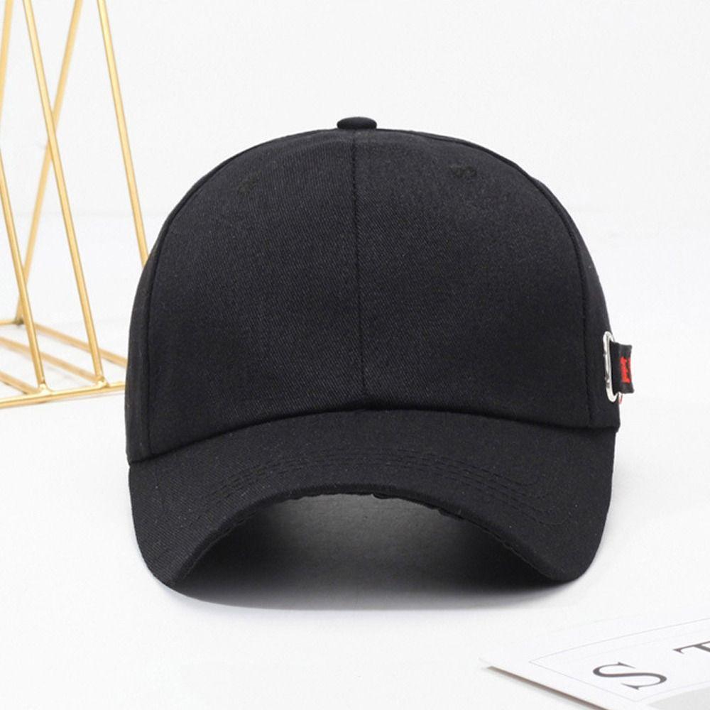 Letter Embroidery Sun Cap Soft Duck Tongue Hat New Baseball Cap  Women