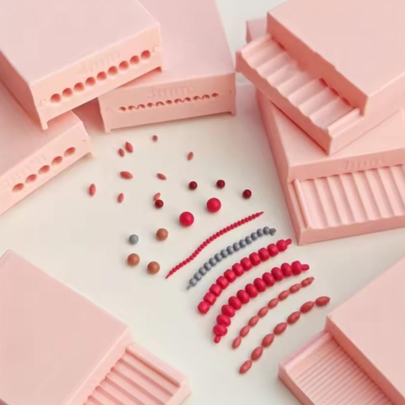 1Pcs Soft Ceramic Diameter Available On Both Sides Diy Earrings Mini Clay Ball Rapid Molding Tool 2/3Mm Rubbing Strip/Ball Mould