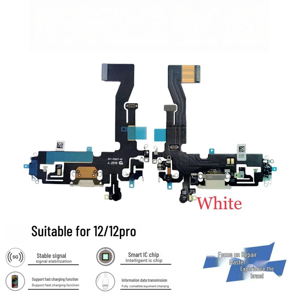 Compatible Charging Flex Cable with Microphone for Apple iPhone 5/5s/6/6s/6 Plus/7/7 Plus/8 Plus/X