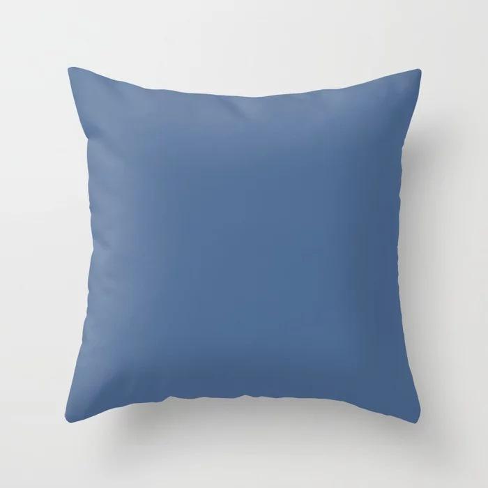 Modern Simple Solid Color Double-Sided Printed Pillow Cover Pillow Core Home Sofa Cushion Pillow Cover Premium