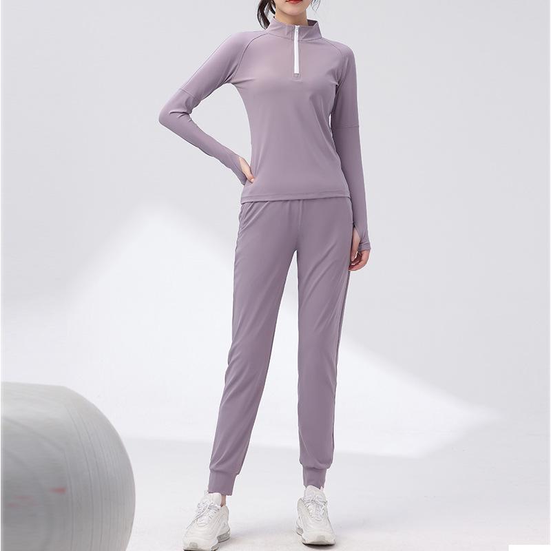 

Женский быстросохнущий утягивающий комплект из двух предметов для йоги и бега M