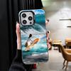 Surfboard Surfing Surf Summer Soft Phone Case for iPhone 15 16 17 Pro Max 17Air 16E 14 Plus 13 12 Mini Shockproof Cover Back She