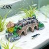 Resin Landscape Decor Aquarium Bridge Ornament, Arch Miniature Fish Tank Decor, Ornament Mini Model for Terrarium, Fairy Garden Accessories