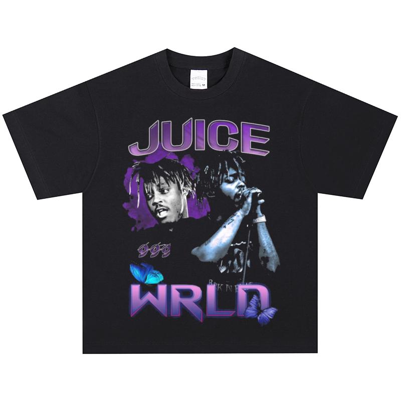 Футболка Juice Wrld, Мягкая ткань, Повседневная XXL