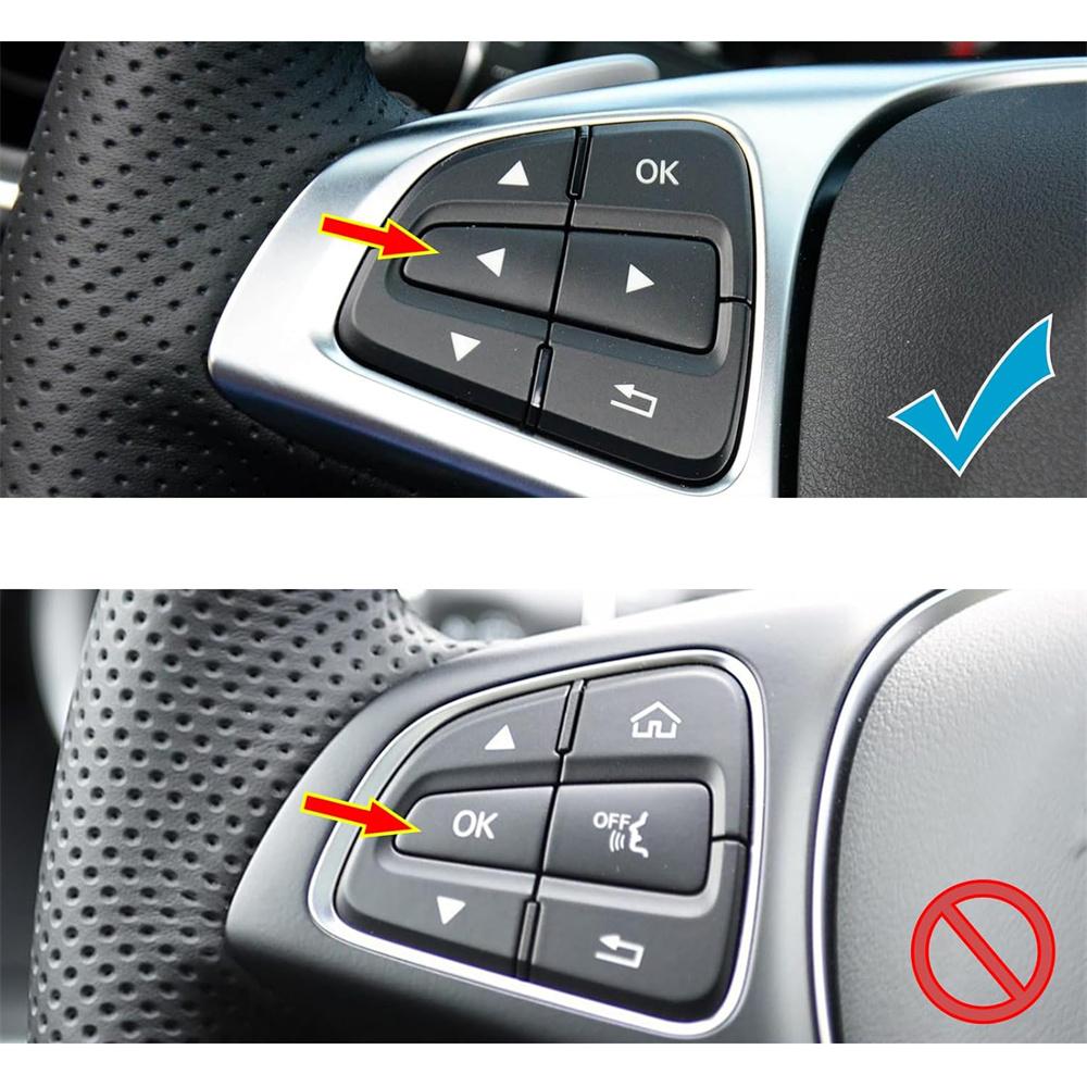 Car Steering Wheel Menu Control Switch Buttons For Mercedes Benz A B GLA GLS GLE