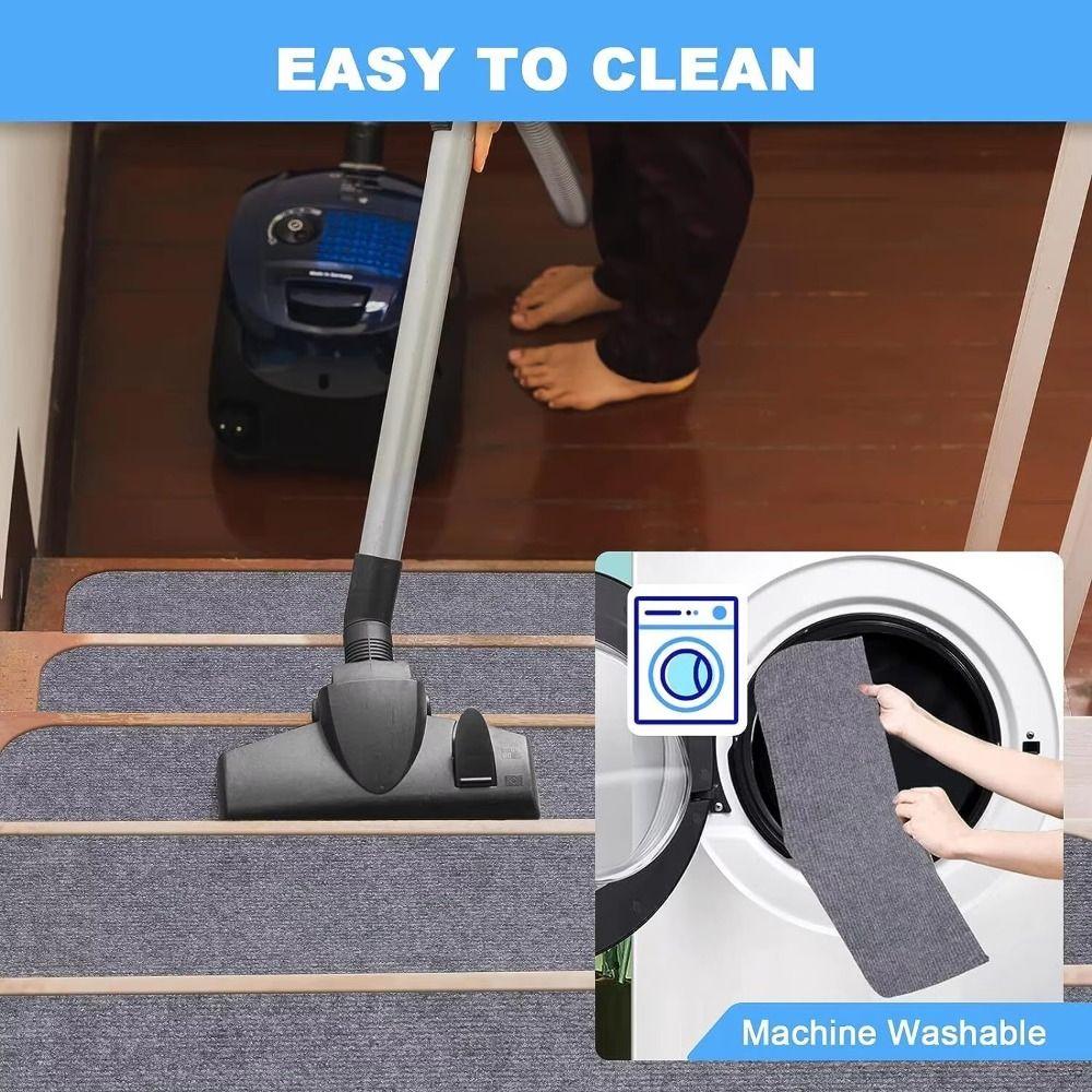 76X20cm Stair Tread Carpet Mat Self-adhesive Door Mat New Staircase Mat  Home Decor
