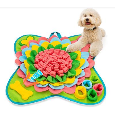 Withmung Dog Nose Work Mat Dog Toy, 1 Piece, Green (50cm *50cm)
