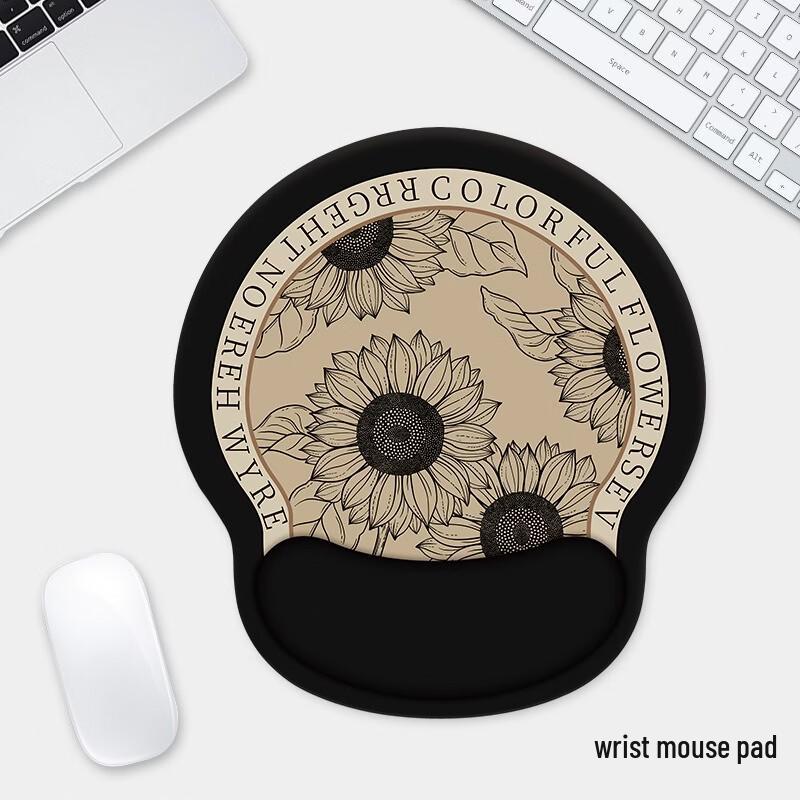 

Sunflower Ergonomic Silicone Wrist Rest Mouse Pad