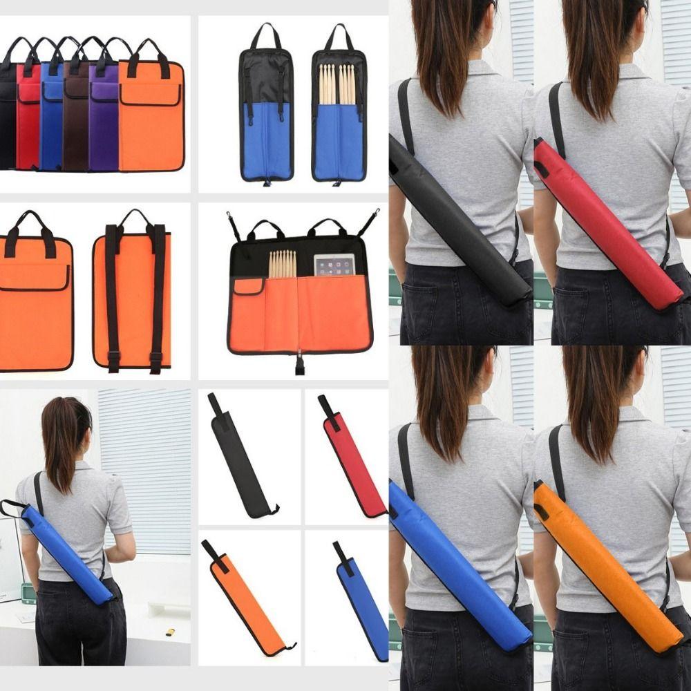 Oxford Cloth Drum Stick Bag Large Capacity Gig Drum Stand Handbag Drum Mallet Pocket  Storage