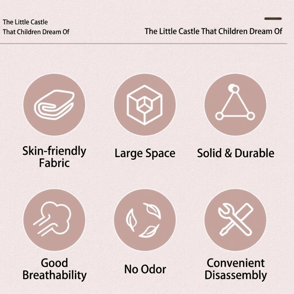 Solid Kids Play Tent breathable Baby Indoor Play Tent Kid Toys Castle Play House  Indoor