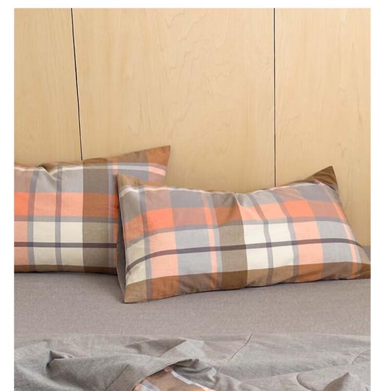 Hongdou 100% Cotton Plaid Summer Air-Conditioning Quilt