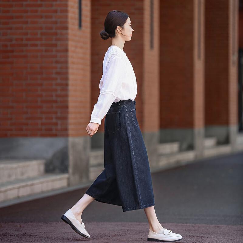 Джинсовые капри Demana Cloud Feel со средней и высокой талией, свободные, широкие S