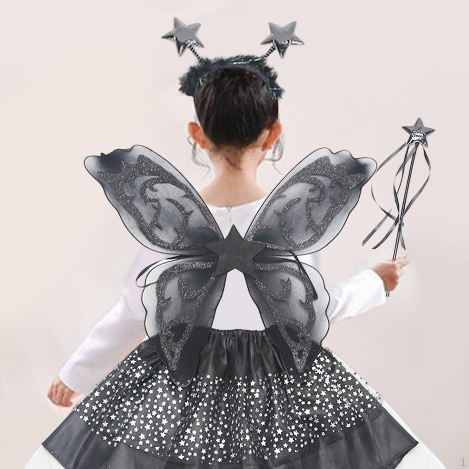 

Tutu Skirt Set Angel Wing Kids Cosplay for Halloween Holiday Masquerade Carnival