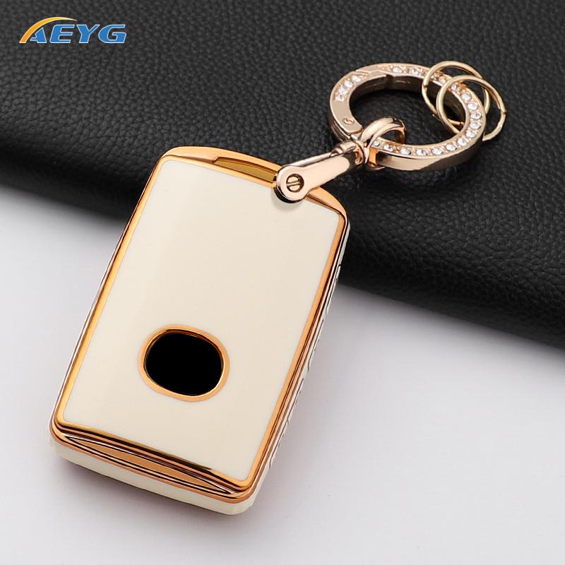 Fashion Soft Tpu Car Key Case Cover Shell Fob For Mazda 3 Alexa Cx30 Cx-4 Cx5 Cx-5 Cx8 Cx-8 Cx-30 Cx9 Cx-9 Keychain Accessories