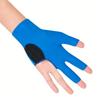 Lightweight Open Finger Billiard Glove Smooth Soft for Snooker Pool Amateur Training