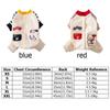 Korean Style Striped Puppy Pajamas Soft Four Legged Dog Clothes  For Dogs Puppy