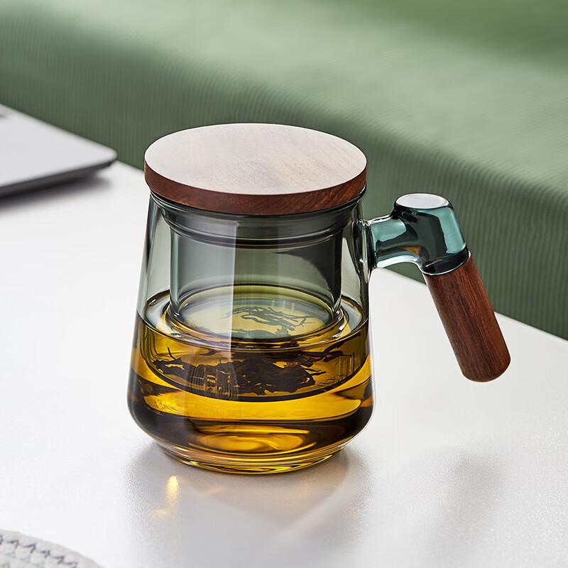 Heat-Resistant Glass Tea Infuser Cup