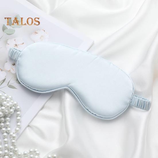 Imitated Silk Eye Cover Set Memory Foam Eye Masque 3-Piece Cloth Bag Hair Rings Storage Bag Breathable Comfortable Hypoallergenic Sleeping Shield Eye