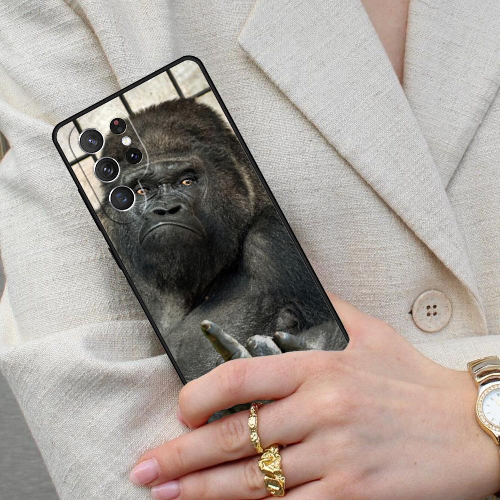 CUTE ORANGUTAN monkey BABY 2 Cell Phone Case for Samsung Galaxy S26 Ultra S25 S24 S23 S22 S21 S20 Note10 Cover