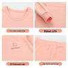 Hengyuanxiang Girls' Pure Cotton Thermal Underwear Set