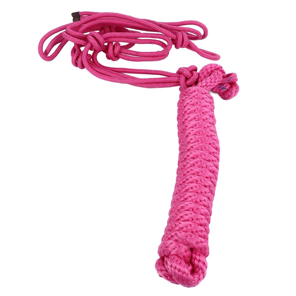 Seilhalfter Mehrknoten Verstellbar Sicher Tragbar Weben Pferdehalfter für Training Täglich Pink