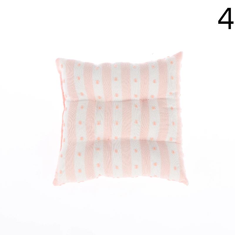 Stripes Polka Dot Coasters Portable Square Cotton Cloth Insulation Pad Soft Hanging Drink Coasters Photography Props