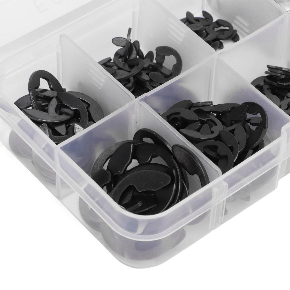 580pcs M1.5-M10 Circlip Washer Assortment Manganese Steel Retaining Rings Machinery