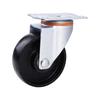3/4/5 Inch Medium All-Iron Swivel Casters with Through-Hole, Double Axle, High Temp Resistance, Load-Bearing, and Wear-Resistant.
