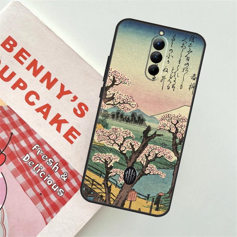 Japanese Style Art Japan Case For ZTE Nubia Red Magic 9 8 8S Pro Plus RedMagic 6 7 6S 7S Pro 5G 5S 6R Cover Shell