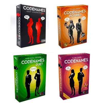 Gra planszowa Nazwy kodowe Obrazy Kod akcji Anti Human Puzzle Card