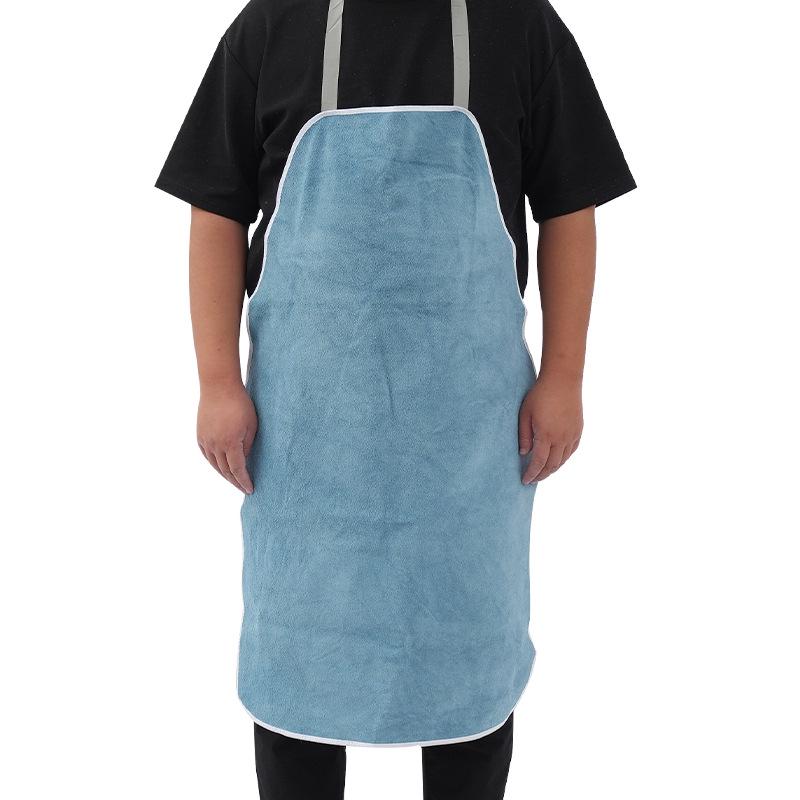 Thickened Cowhide Welding Apron - Anti-scald Labor Protection