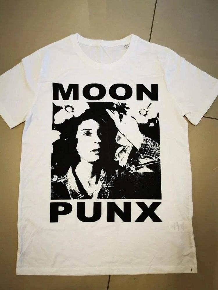 

Hot Cat Power Moon Punx White Cotton S to 5XL Classic Shirt HM053 Unisex T-Shirt XXL