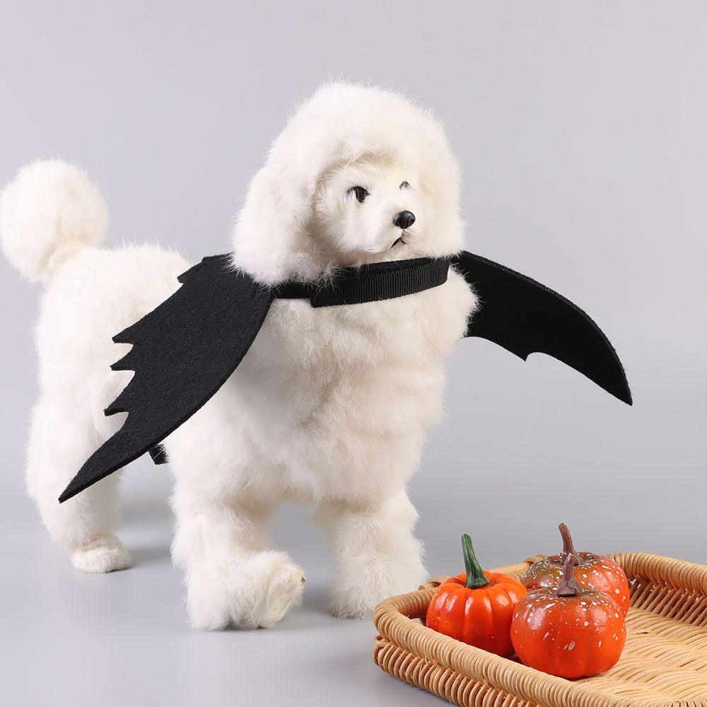 Mit Zugseil Haken Cosplay Requisite Partykleid Halloween Fledermausflügel Haustierkostüm Hund Katze