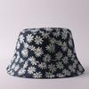 Digital printing small edge bucket hat spring and summer double-sided can wear outdoor sunshade basin hat spot